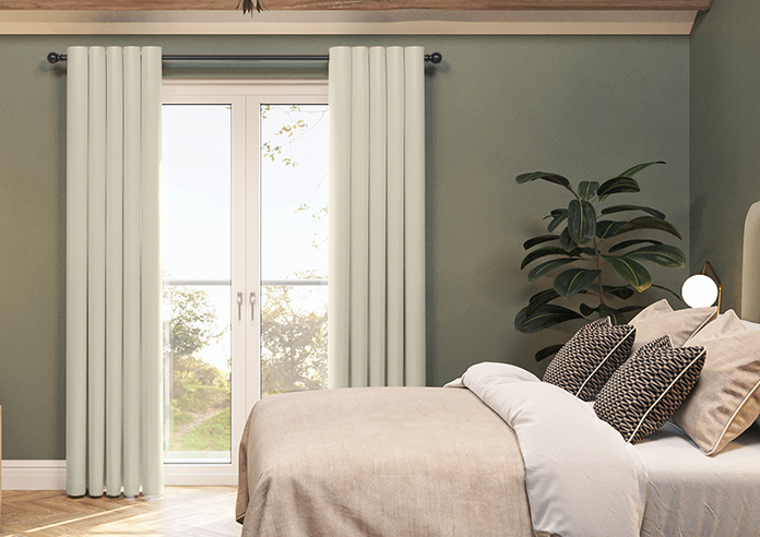 Soft Chevron, Cream - Made to Measure Curtains - Image 3